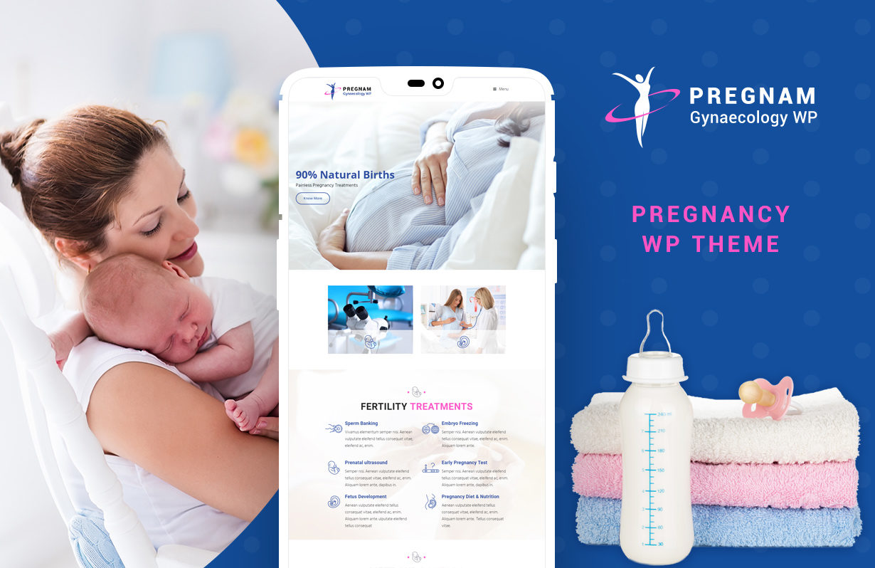 Pregnam – Pregnancy WordPress Theme