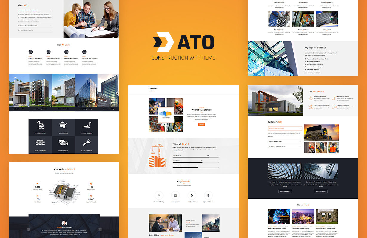 ATO – Construction WordPress Theme