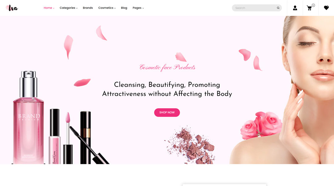 Iva Cosmetics Shopify Theme