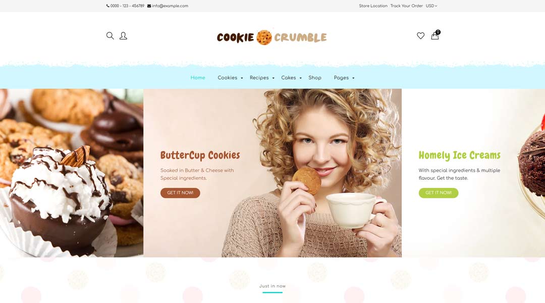 Cookie Shopify Fast Food eCommerce
