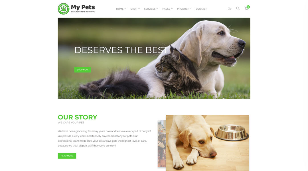 My Pets Animal Care Shopify Theme