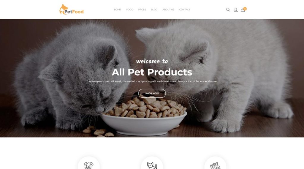PetFood Pet Care, Pet Sitter Shopify Theme