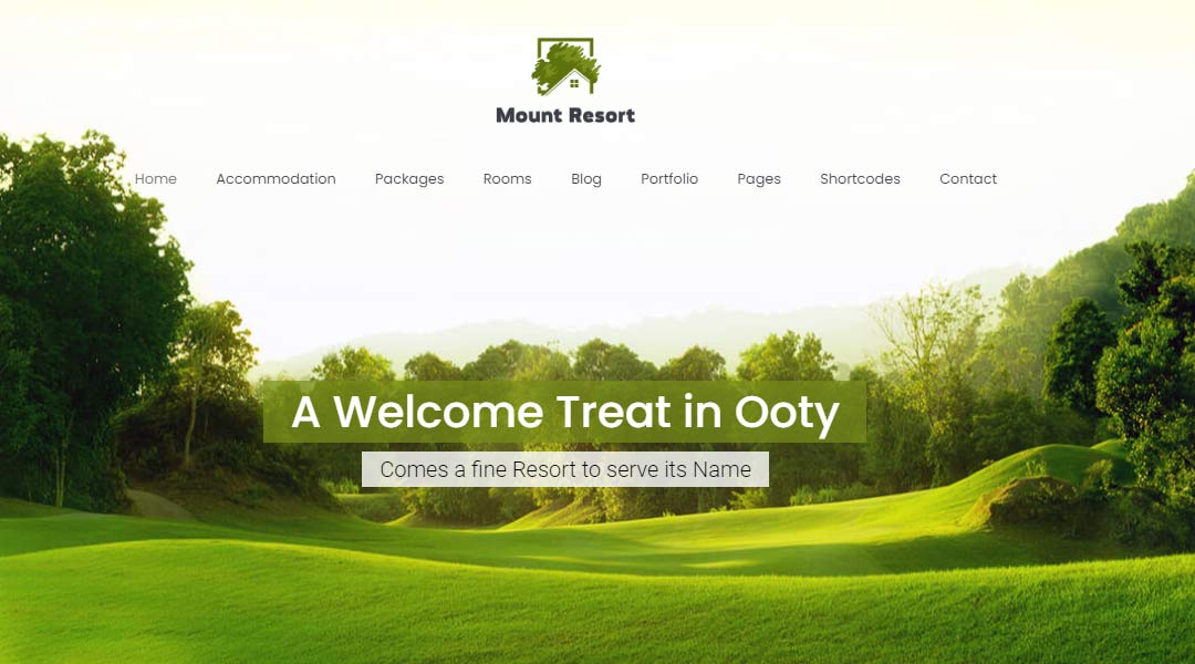 Mount Resort & Hotel WordPress Theme