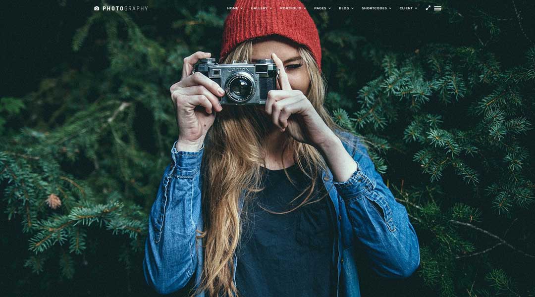 Photography clean WordPress themes