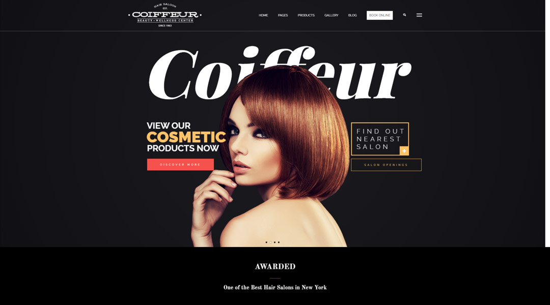 Coiffeur  Hair Salon WordPress Theme