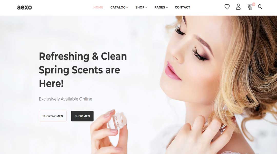 Aexo Cosmetics Store Shopify Theme