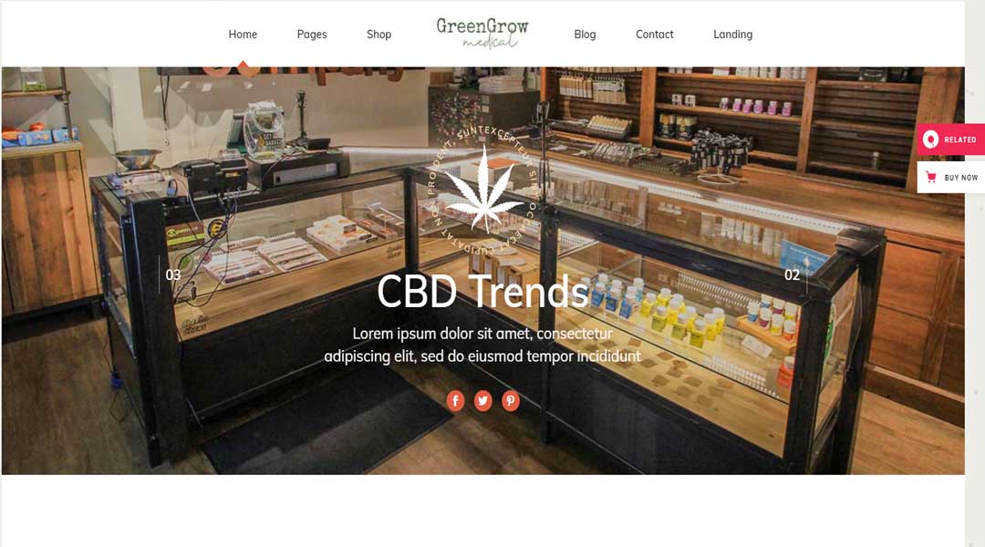 GreenGrow Medical Marijuana Theme