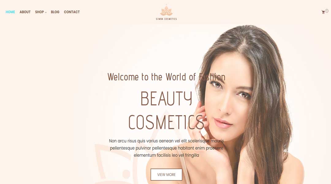 Simba best and simple beauty Shopify themes