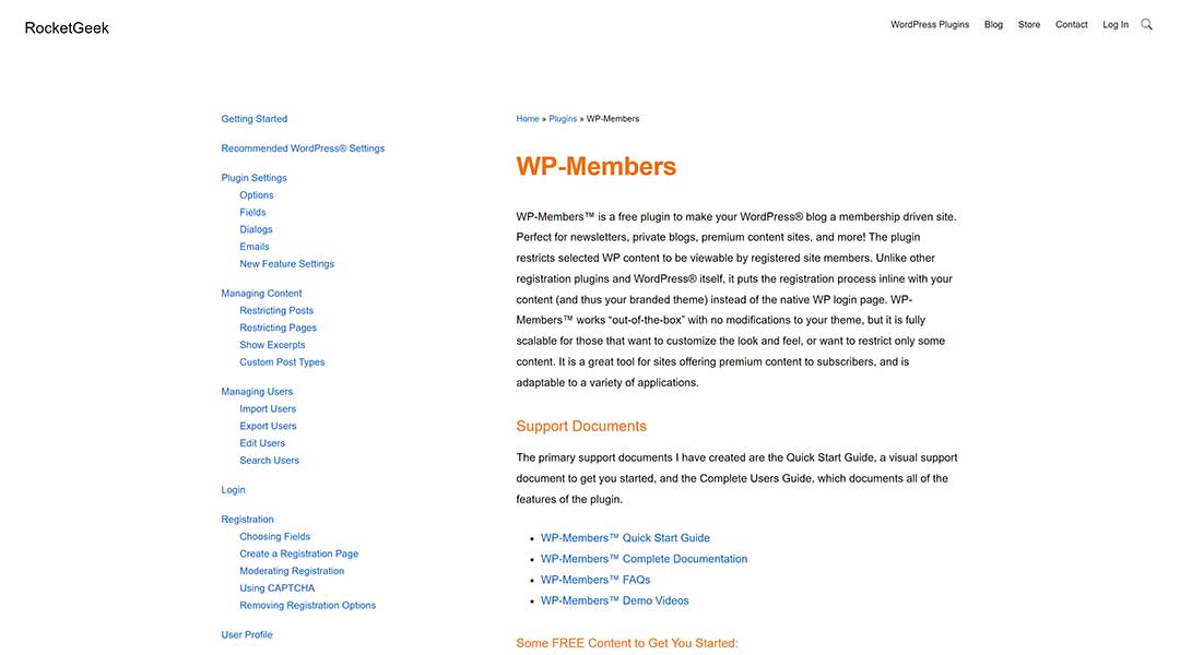 WP-Members plugin