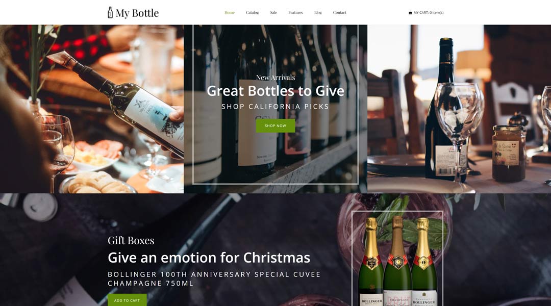 MyBottle  simple Shopify beer theme