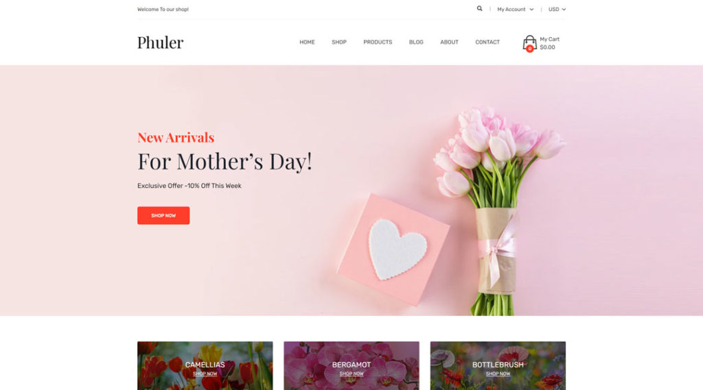 Phuler - Shopify Flower Shop Theme