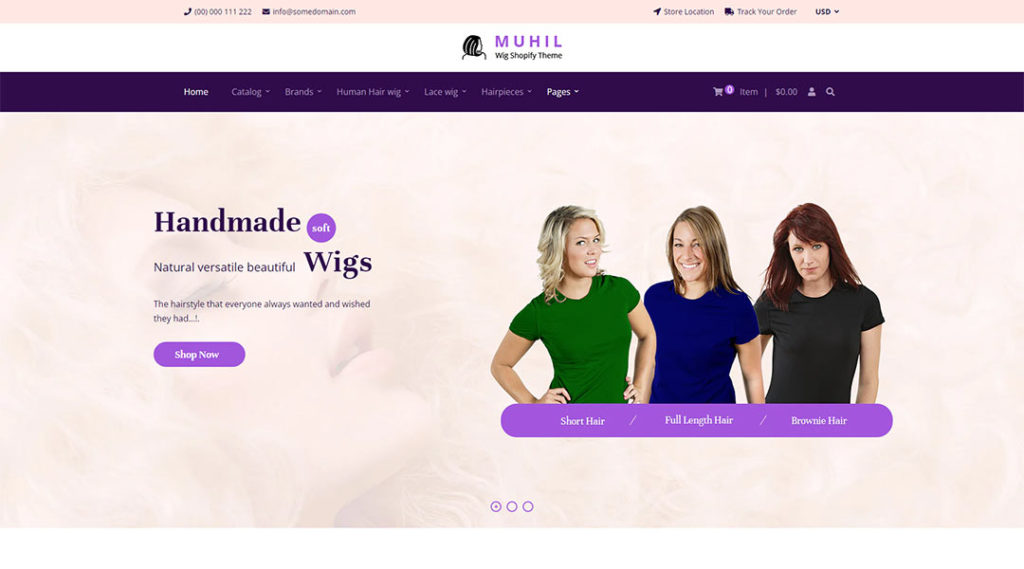 Muhil - Hairdresser Shopify Theme