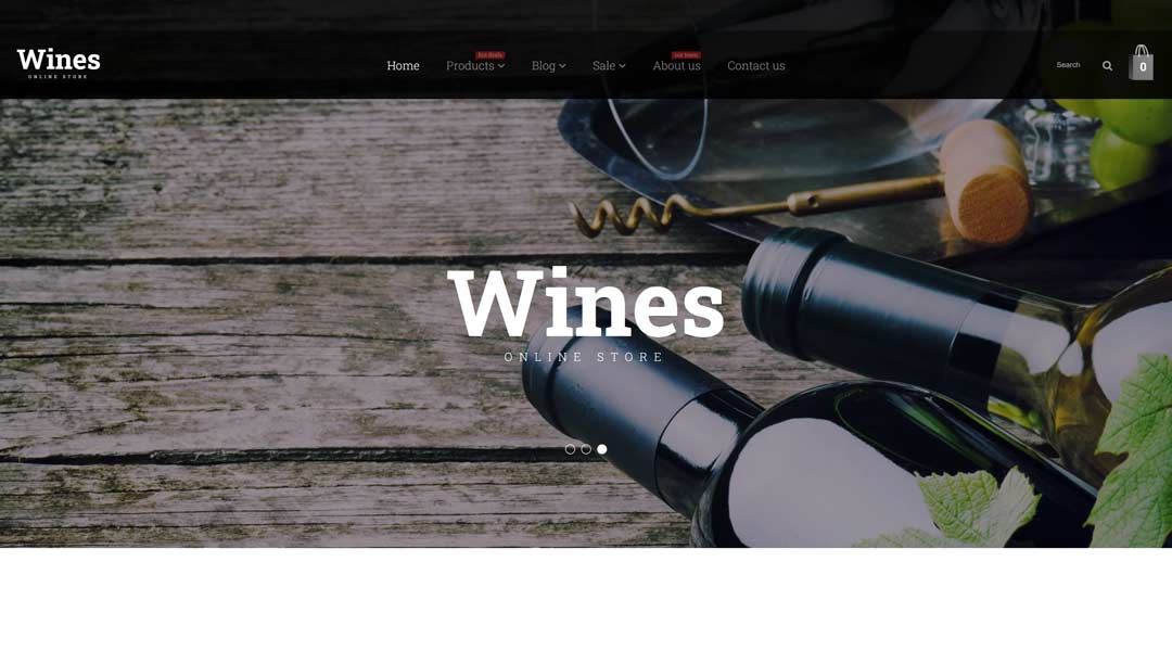Wine beginner friendly alcohol Shopify theme