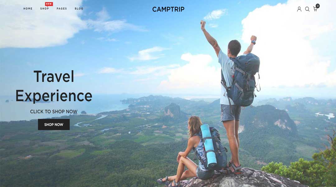 Camptrip User friendly travel shopify theme