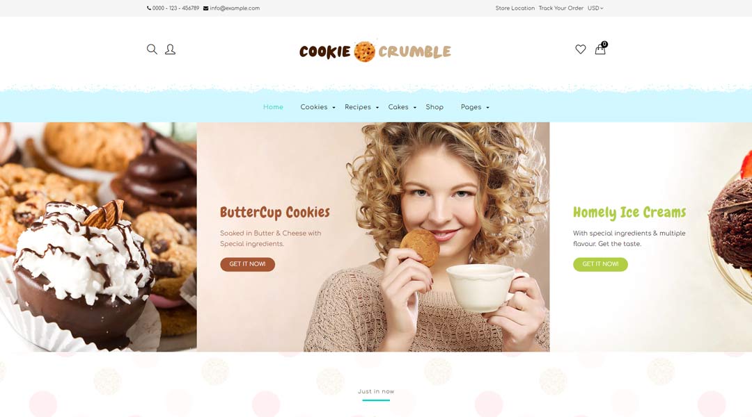cookie Shopify Fast Food eCommerce