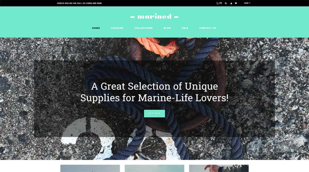 Marined - Boating Accessories Clean Shopify Theme