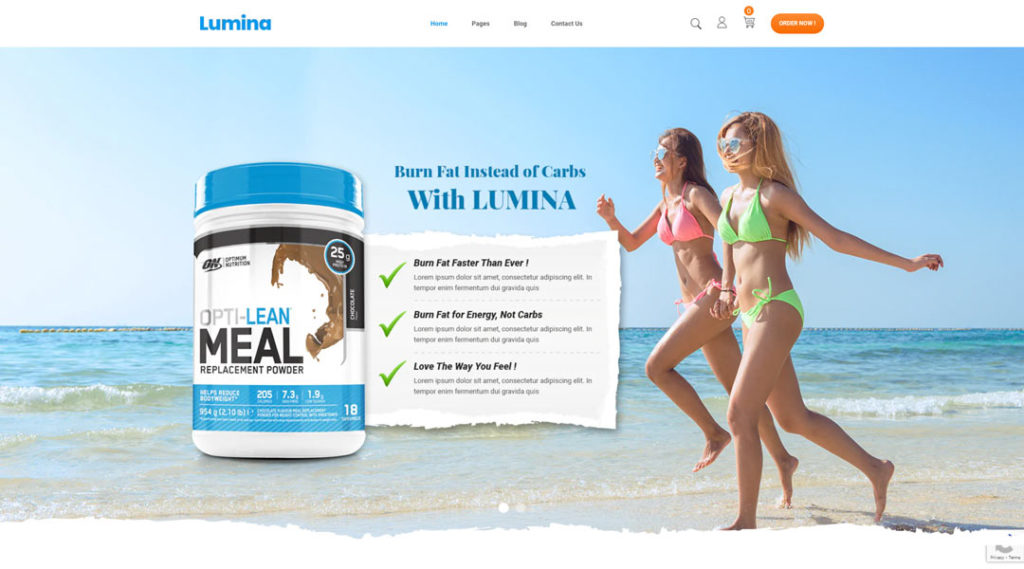 Lumina - Single Product Product line Shopify Theme