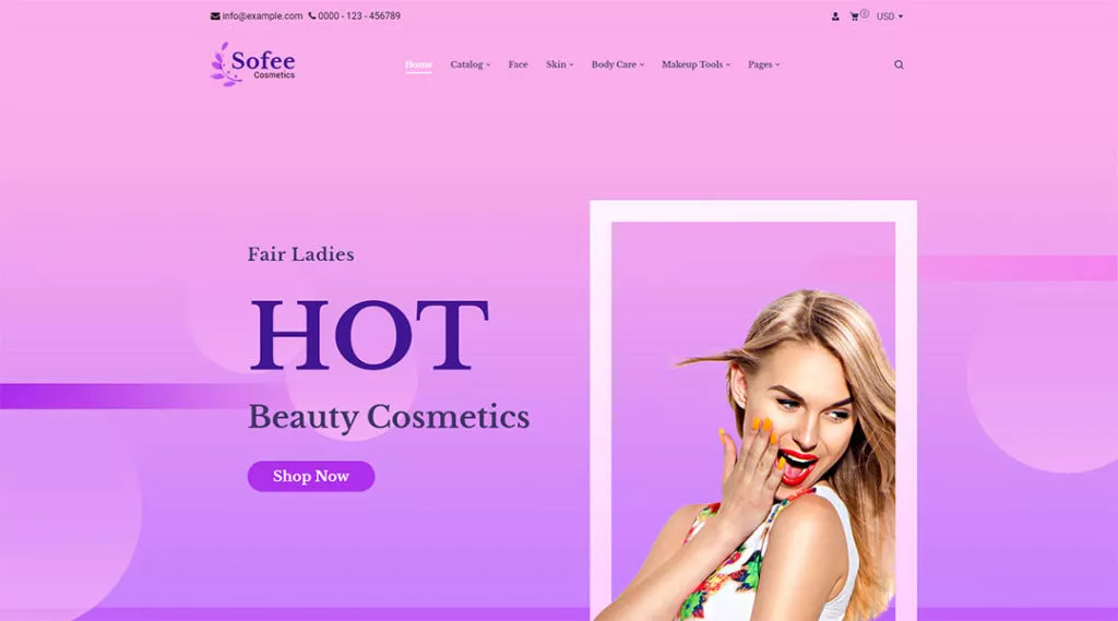 Sofee - Cosmetic Skincare Shopify Theme