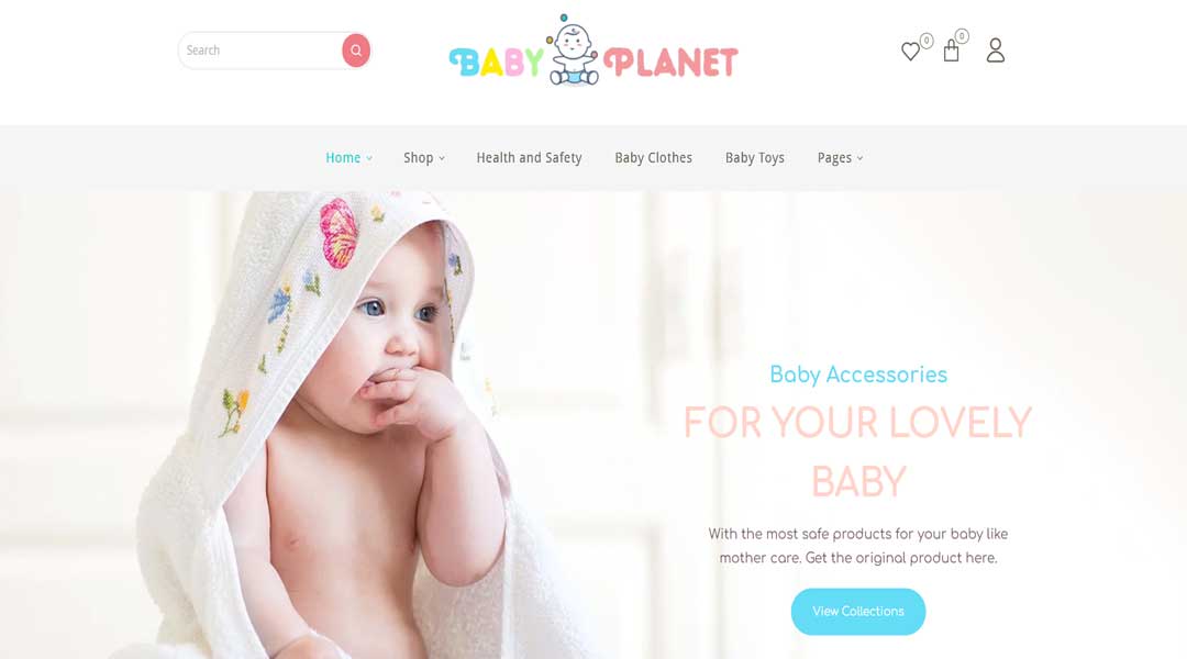 Baby-Planet - baby store Shopify theme