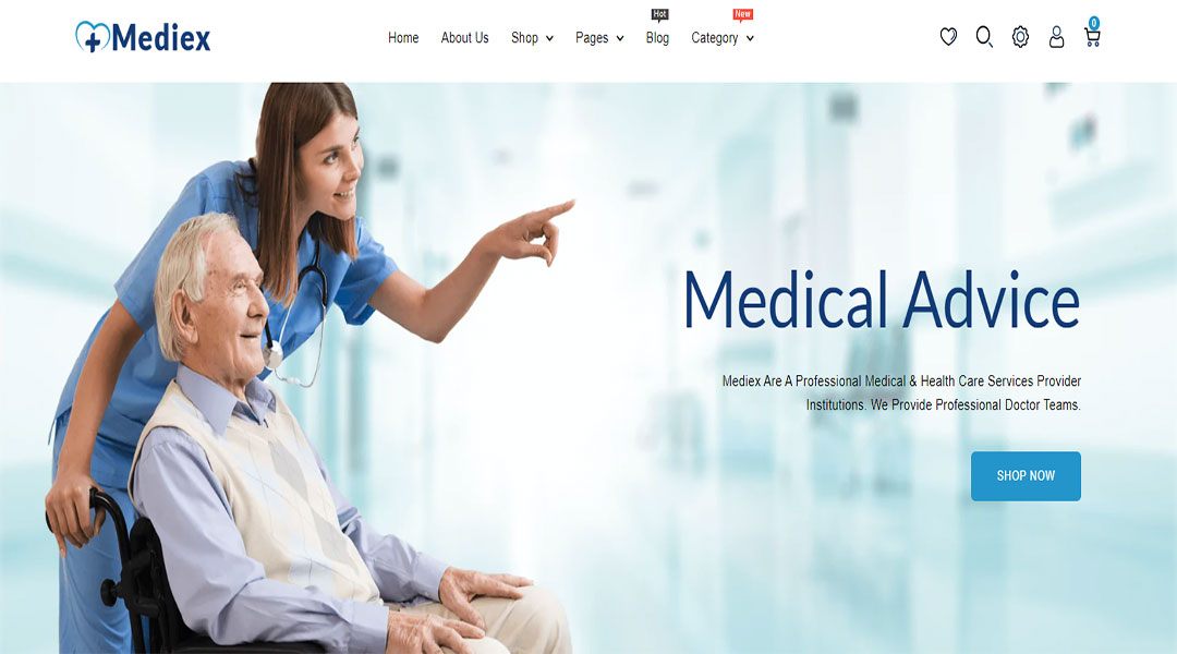Mediex- Medical Shop Shopify Theme