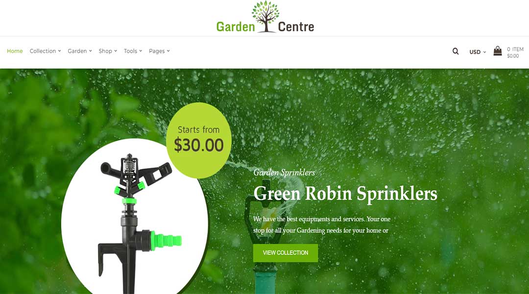Garden-Plants- responsive garden eCommerce theme