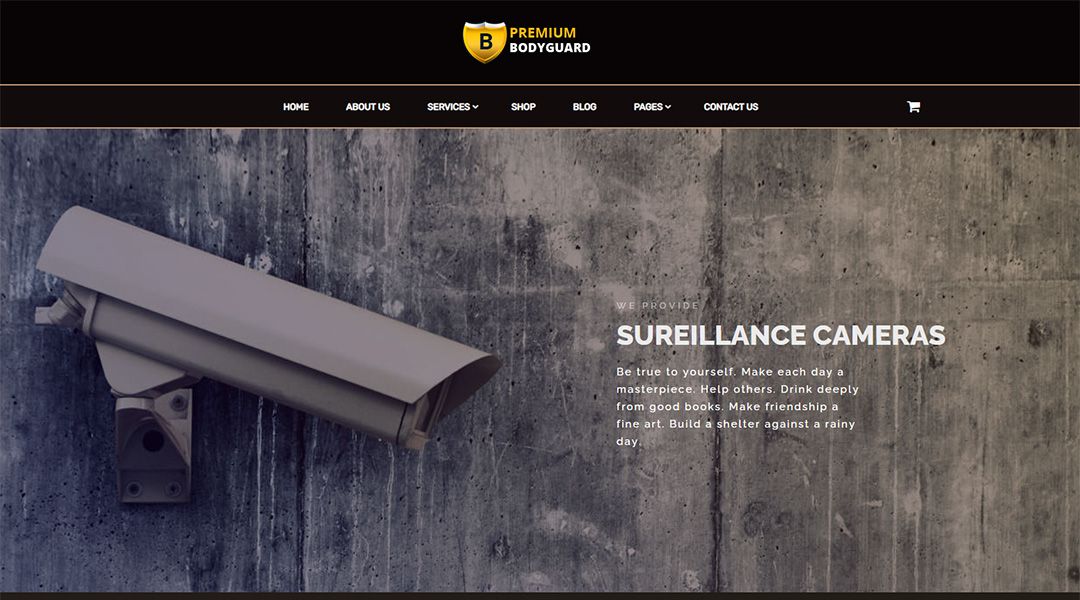Bodyguard Security and CCTV Security Camera WordPress Theme