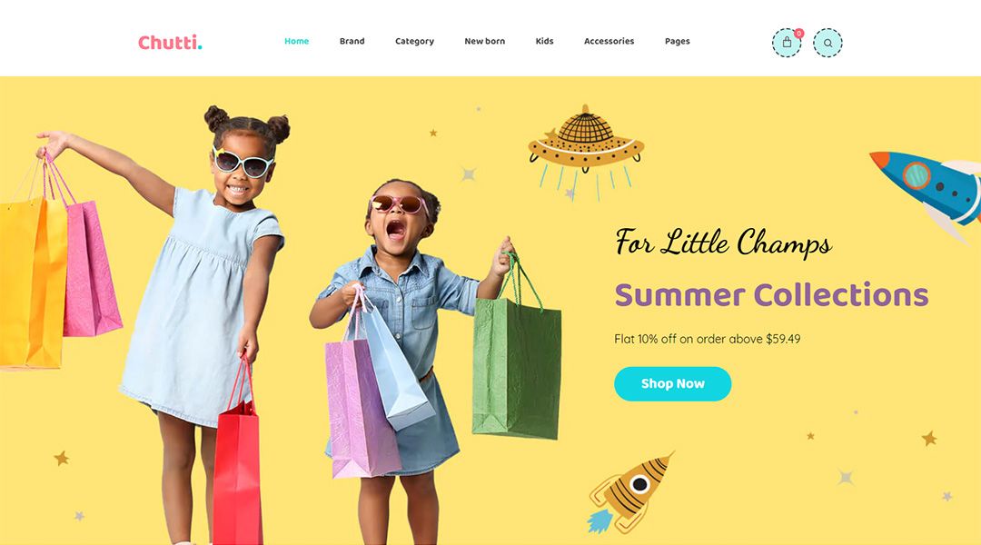 Chutti- kindergartens Shopify Theme