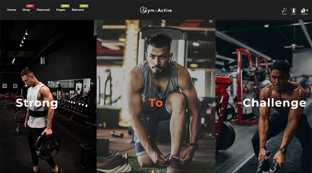 Gym-Active-Shopify theme for gym