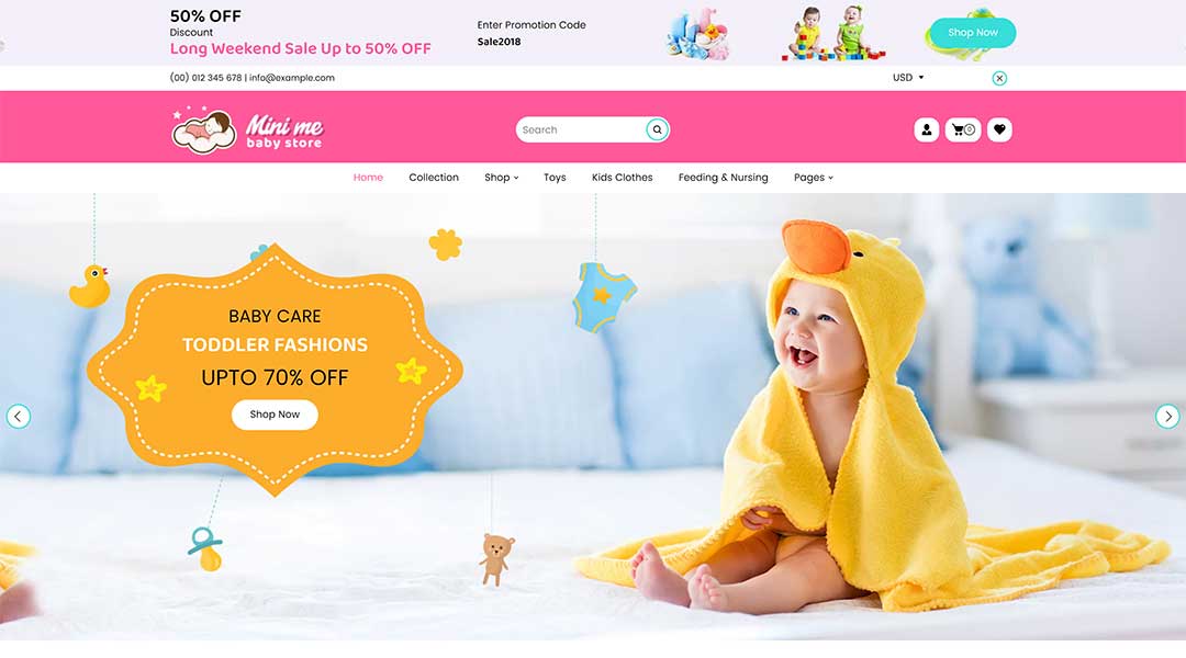 MiniMe Shopify Kids Store Baby Shop