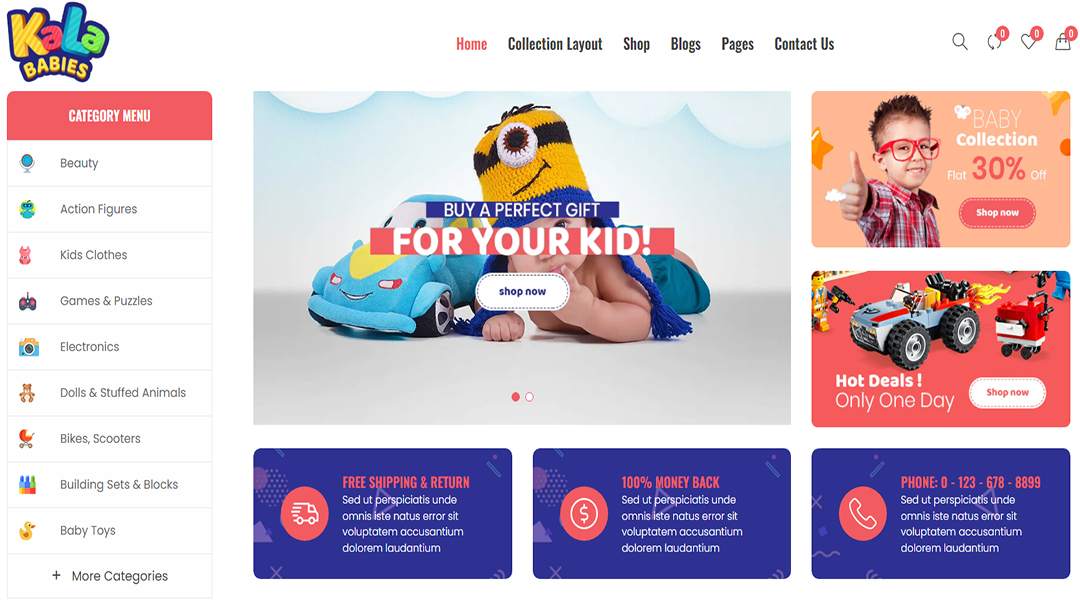 kala babies - Kids Store Shopify Theme