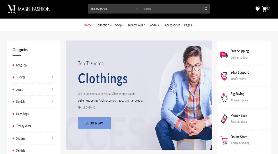 mabel fashion- Clothing Shopify Theme
