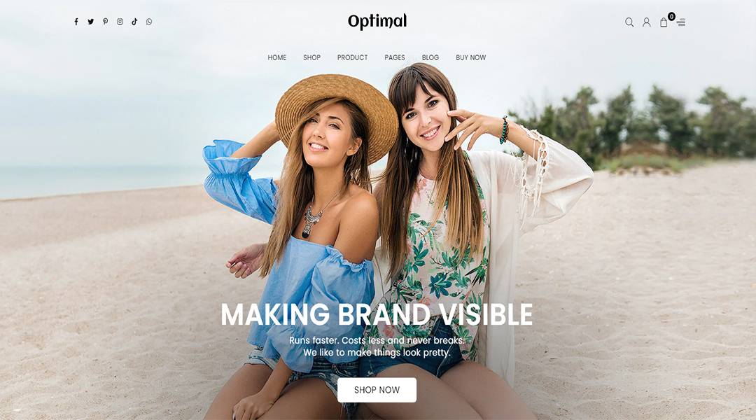 optimal- latest SEO-friendly Shopify theme