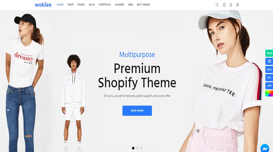 wokiee-trending multipurpose SEO-optimized Shopify theme
