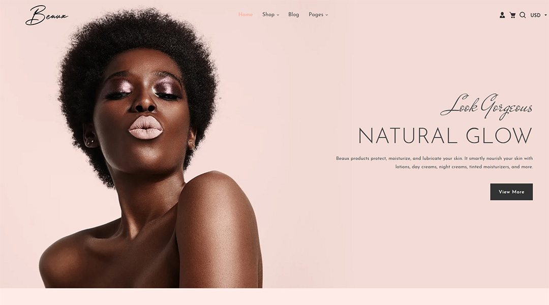 Beaux Cosmetic Store Shopify Theme