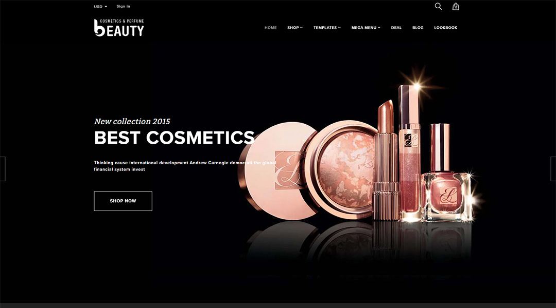 Fregrances Cosmetics Beauty Shopify Theme