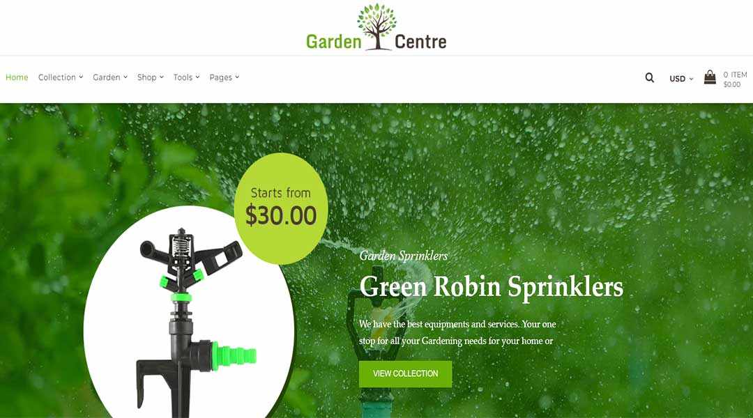 Garden-Plants-Gardening Store Shopify Theme
