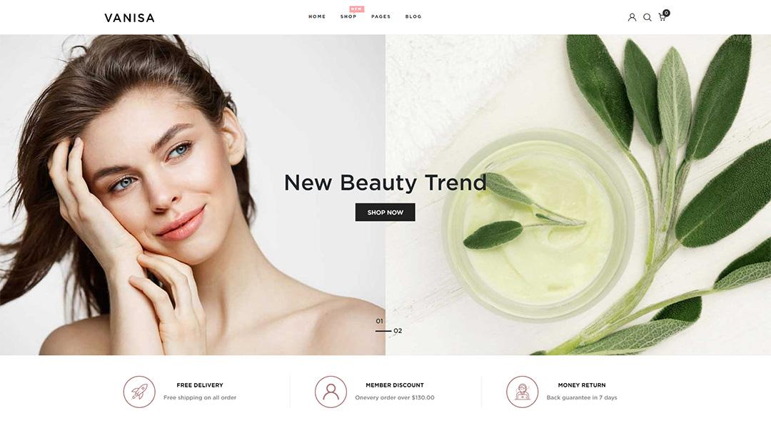 Vanisa organic beauty store