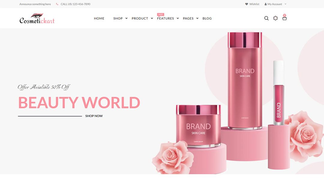 CosmeticKart Beauty Shop Shopify Theme