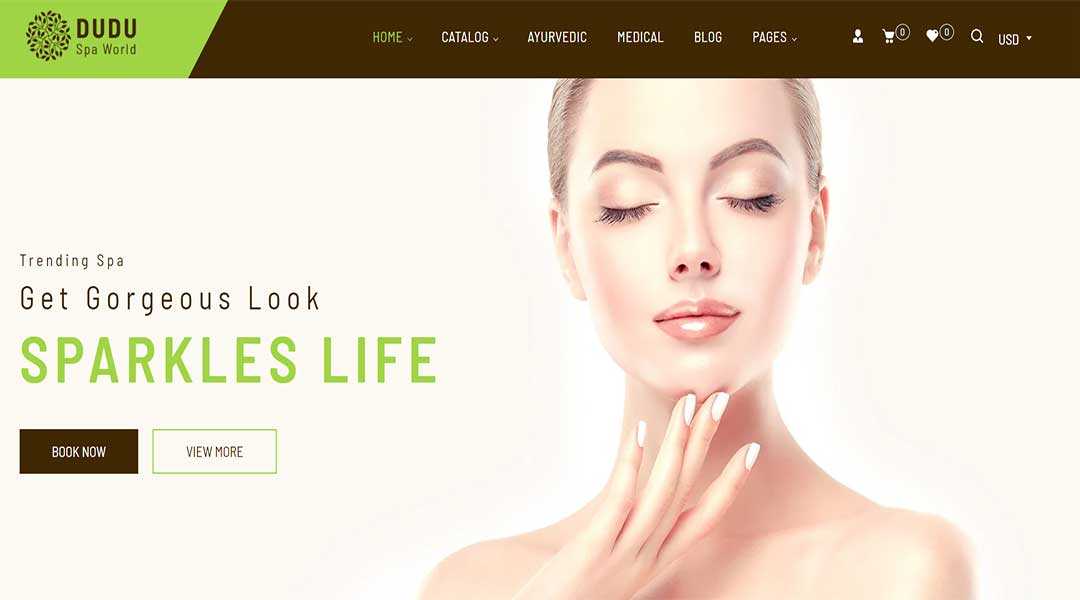 DUDU attractive Beauty Shopify Theme