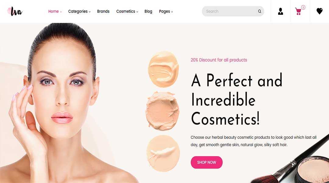 Iva Health and Beauty Shopify Theme