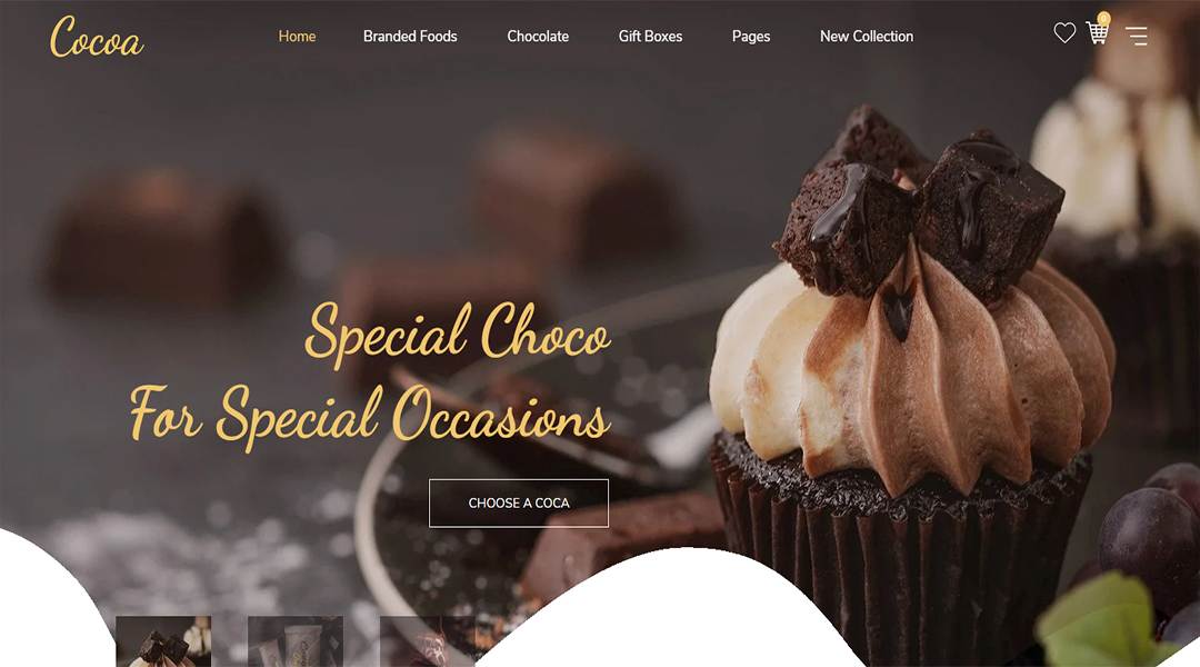 Cocoa - Chocolates Store Shopify Theme