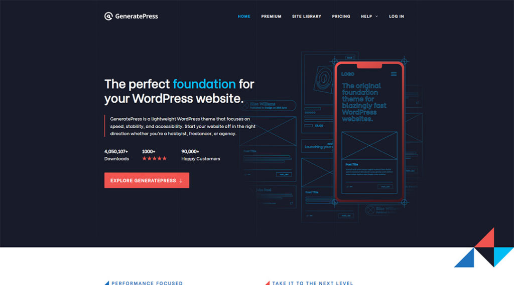 Generate Press Best free WordPress business themes