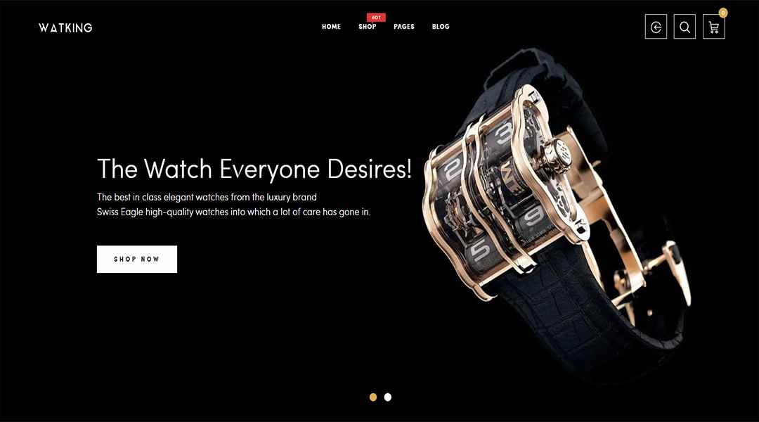 Watking Shopify theme for Watches.