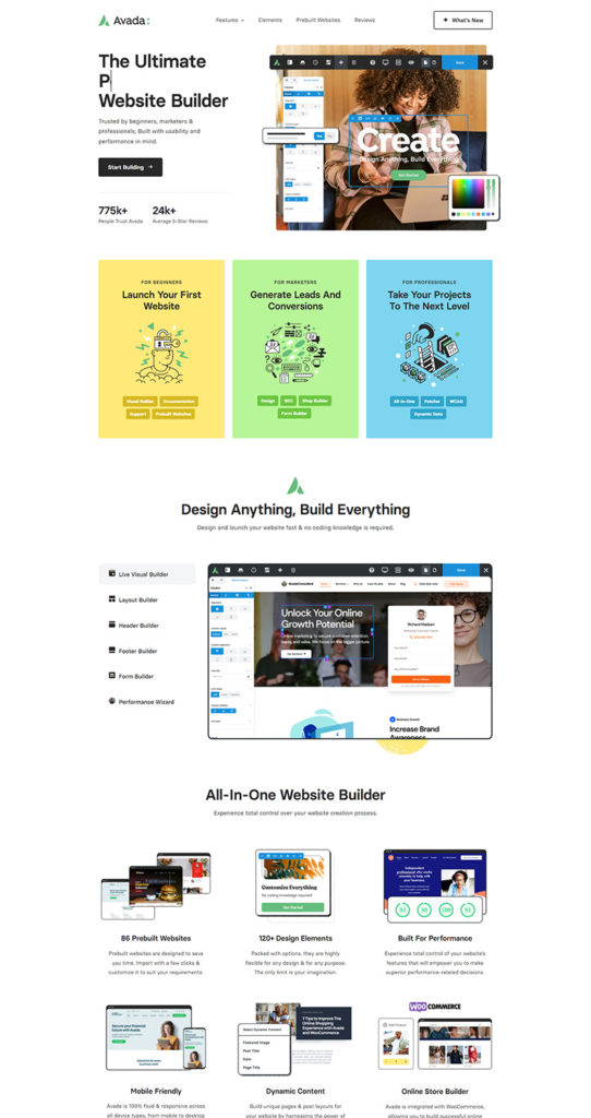 Avada -Website Builder For WordPress & Woocommerce themes