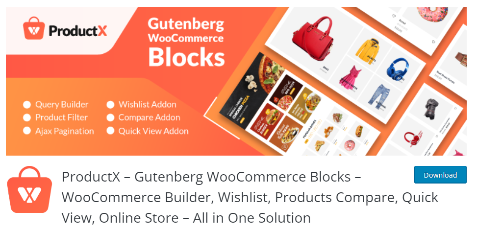 Product X - WooCommerce Gutenberg Blocks