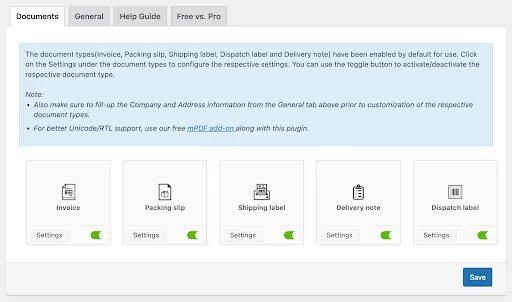 WooCommerce PDF Invoice, Packing Slips, Delivery Notes, and Shipping Labels