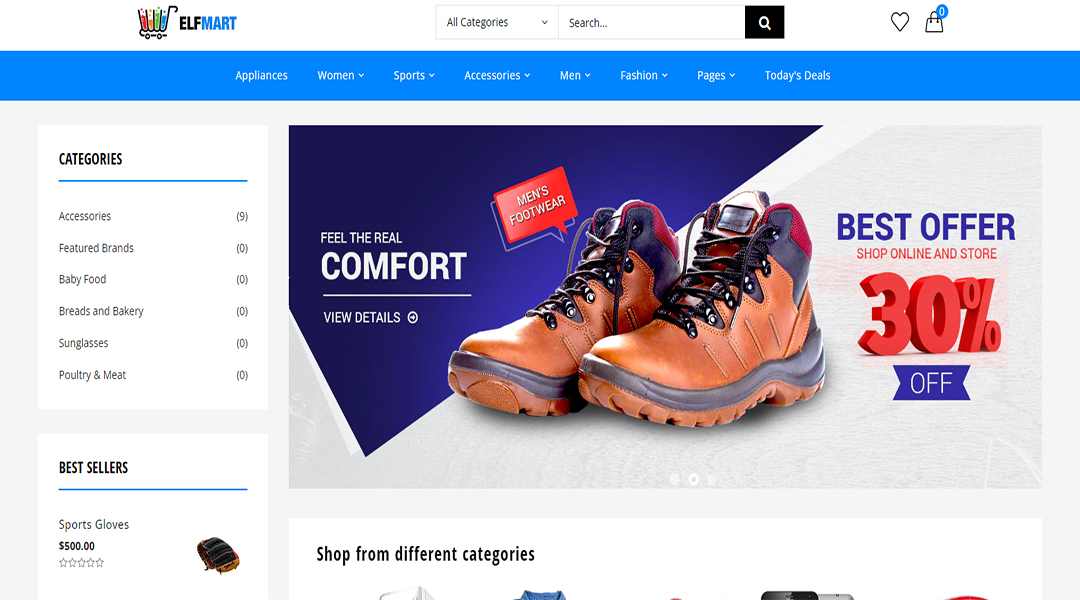 Elfmart all-in-one Multipurpose Shopify Theme