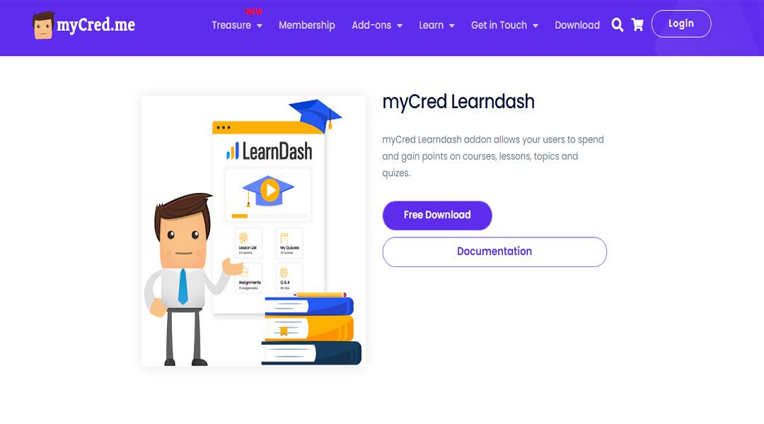 myCred LearnDash wordpress plugin