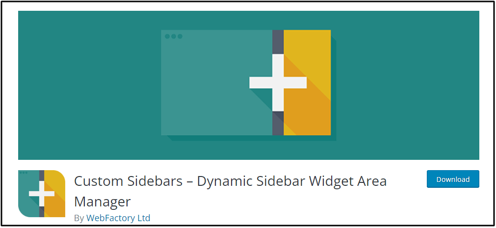 Custom Sidebar and widgets plugin