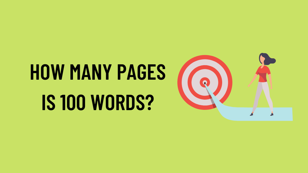 How Many Pages is 100 Words